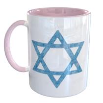 Caneca Porcelana Estrela de Davi Caneca Porcelana Estrela de Davi
