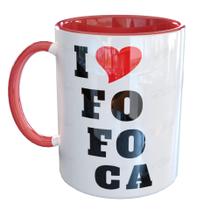 Caneca Porcelana Eu amo Fofoca