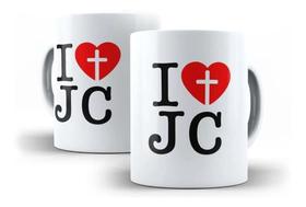 Caneca Porcelana Eu Amo Jesus Cristo Religiosa Caneca Porcelana Eu Amo Jesus Cristo Religiosa