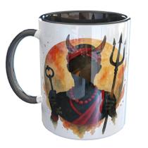 Caneca Porcelana Exu Umbanda Orixas