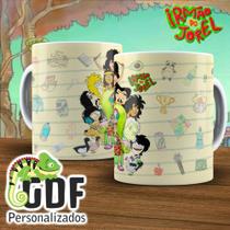 Caneca Porcelana Família - Irmão do Jorel