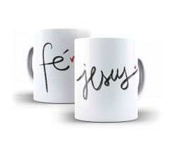 Caneca Porcelana Fé Jesus Caneca Porcelana Fé Jesus