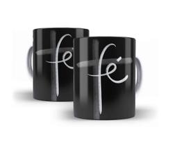 Caneca Porcelana Fé Caneca Porcelana Fé