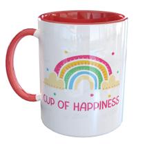 Caneca Porcelana Felicidade Divertido