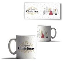 Caneca Porcelana Feliz Natal Cenário Neve Papai Noel Mensage Caneca Porcelana Feliz Natal Cenário Neve Papai Noel Mensage
