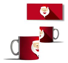 Caneca Porcelana Feliz Natal Papai Noel Boneco Neve Arvore 3
