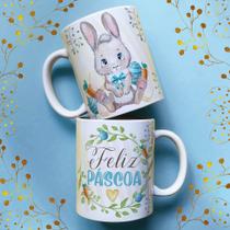 Caneca porcelana feliz pascoa 02 325 ml