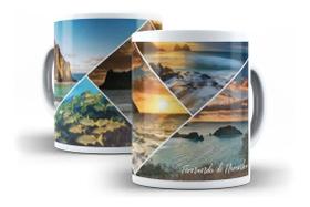 Caneca Porcelana Fernando De Noronha 02 Cidades Turísticas