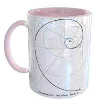 Caneca Porcelana Fibonacci Matemática