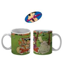 Caneca Porcelana Flintstones Family In a Car 300ml 28650