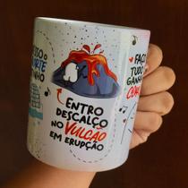 Caneca Porcelana Flork Canudinho 325ml