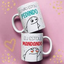 Caneca porcelana flork eu não estou pedindo, eu estou mandando 325ml