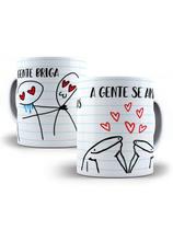 Caneca Porcelana Flork Meme A gente Briga, A Gente Se Ama Personalizada 325ml Caneca Porcelana Flork Meme A gente Briga, A Gente Se Ama Personalizada 325ml