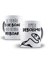 Caneca Porcelana Flork Meme de boas Personalizada 325ml