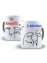 Caneca Porcelana Flork Meme Depois 9 Meses Depois Personalizada 325ml