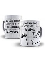 Caneca Porcelana Flork Meme Gangue Alcóolica Personalizada 325ml