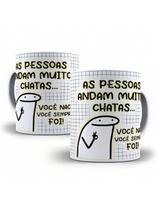 Caneca Porcelana Flork Meme Personalizada 325ml