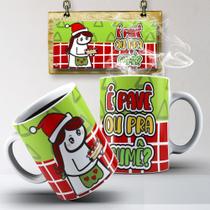 Caneca porcelana flork natal é pavê ou pra cume Caneca porcelana flork natal é pavê ou pra cume