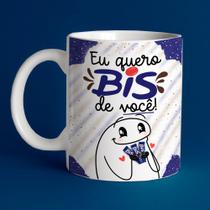 Caneca Porcelana Flork Páscoa Eu quero Bis de você 325 ml Caneca Porcelana Flork Páscoa Eu quero Bis de você 325 ml