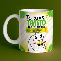 Caneca Porcelana Flork Te amo tanto que te levaria ao Caribe 325 ml Caneca Porcelana Flork Te amo tanto que te levaria ao Caribe 325 ml