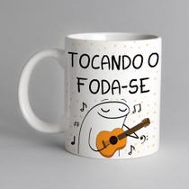 Caneca porcelana flork tocando o fada-se 325ml Caneca porcelana flork tocando o fada-se 325ml