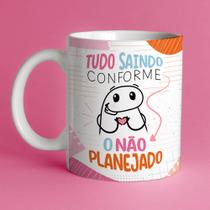 Caneca Porcelana Flork Tudo saindo conforme o não planejado 325 ml Caneca Porcelana Flork Tudo saindo conforme o não planejado 325 ml
