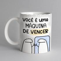 Caneca porcelana flork você é uma máquina de vencer 325ml Caneca porcelana flork você é uma máquina de vencer 325ml