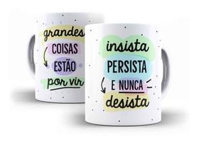 Caneca Porcelana Frase Grandes Coisas Estão Por Vir