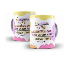 Caneca Porcelana Frase O Segredo É Acreditar