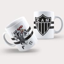 Caneca Porcelana Futebol Atlético MG - Galo - TIM-20