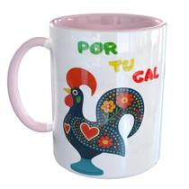 Caneca Porcelana Galo Português Portugal