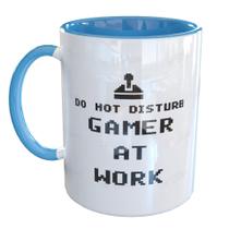 Caneca Porcelana Gamer At Work