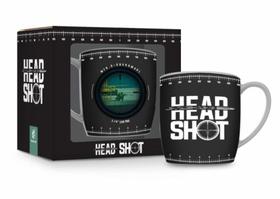 Caneca Porcelana Gamer Head Shot Sniper 360ml CS Caneca Porcelana Gamer Head Shot Sniper 360ml CS