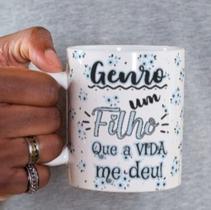 Caneca Porcelana Genro um Filho Que a Vida Me Deu - Dia dos Pais Zlprint Caneca Porcelana Genro um Filho Que a Vida Me Deu - Dia dos Pais Zlprint