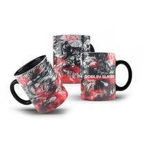 Caneca Porcelana Goblin Slayer Anime Mangá Aventureiro 325mL