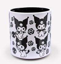 Caneca porcelana Grafite Hello Kitty Kuromi 500ML licenciada Cor:Branca Caneca porcelana Grafite Hello Kitty Kuromi 500ML licenciada Cor:Branca
