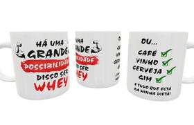 Caneca Porcelana Grande Possibilidade Disso Ser Whey Caneca Porcelana Grande Possibilidade Disso Ser Whey