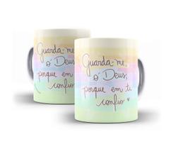 Caneca Porcelana Guarda-me Ó Deus Porque em Ti Confio