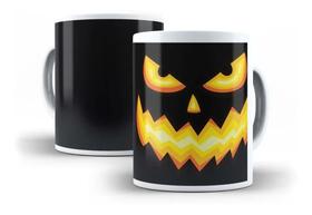 Caneca Porcelana Halloween Dia das Bruxas 09 Caneca Porcelana Halloween Dia das Bruxas 09