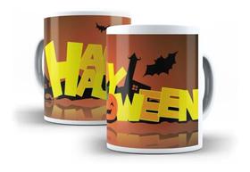 Caneca Porcelana Halloween Dia das Bruxas 20