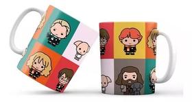 Caneca Porcelana Hary Potter Chibi 325ml