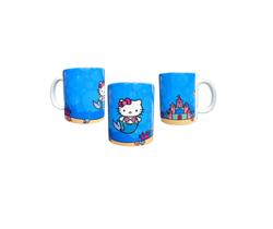 Caneca porcelana - Hello kitty kuromi