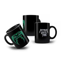 Caneca Porcelana Hetfields BlackFang James Metallica 325mL