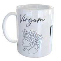 Caneca Porcelana Horóscopo Signo Virgem Virginiano