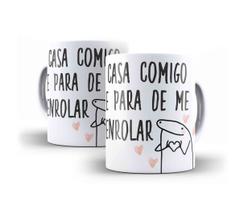 Caneca Porcelana Humor Flork Casa Comigo E Para De Me Enrolar Caneca Porcelana Humor Flork Casa Comigo E Para De Me Enrolar