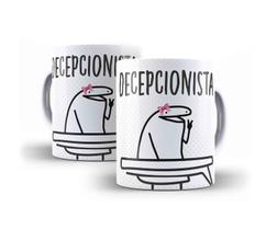 Caneca Porcelana Humor Flork Decepcionista