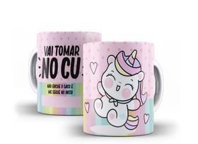 Caneca Porcelana Humor Unicórnio Indelicado Não Enche O Saco E Me Segue No Insta Caneca Porcelana Humor Unicórnio Indelicado Não Enche O Saco E Me Segue No Insta