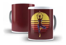 Caneca Porcelana Ioga Vrishchika Árvore Yoga Presente Caneca Porcelana Ioga Vrishchika Árvore Yoga Presente