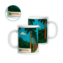 Caneca Porcelana Jardim Botânico Rio de Janeiro 325ml Caneca Porcelana Jardim Botânico Rio de Janeiro 325ml