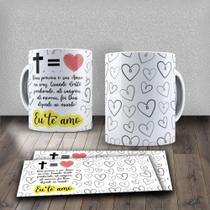 Caneca Porcelana Jesus Vive 22 325ML Estampa Resistente para Café Branco Outras Marcas Caneca Porcelana Jesus Vive 22 325ML Estampa Resistente para Café Branco Outras Marcas